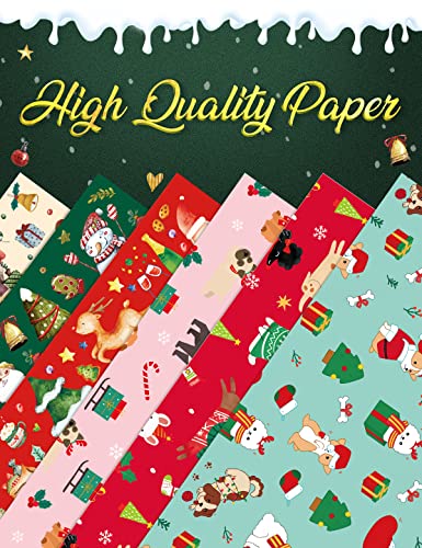 WERNNSAI Christmas Wrapping Paper - 20 Sheets Snowman And Dogs Gift  Wrapping Paper for Kids, Dog Lovers and Owners, Christmas Decorations Party  Decor for Christmas Gifts Box, Family Dinner Present, 20 x 27