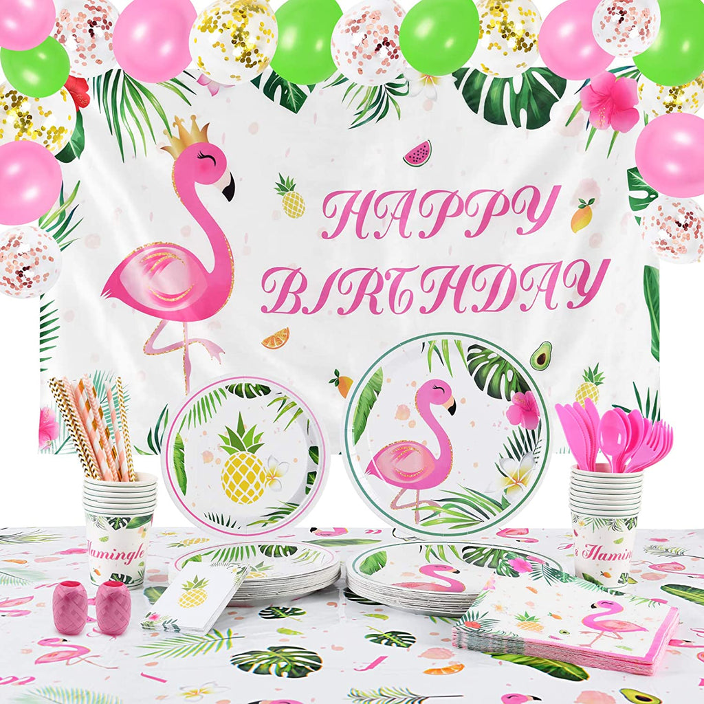 WERNNSAI Flamingo Party_ Best flamingo party for summer girls/ flamingo birthday for girls