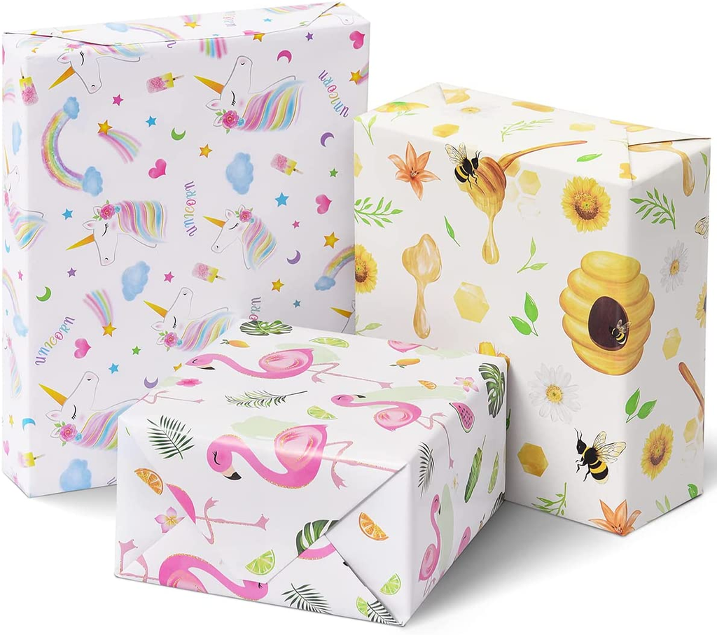 Happy Birthday Theme Gift Wrap- Pack of 10