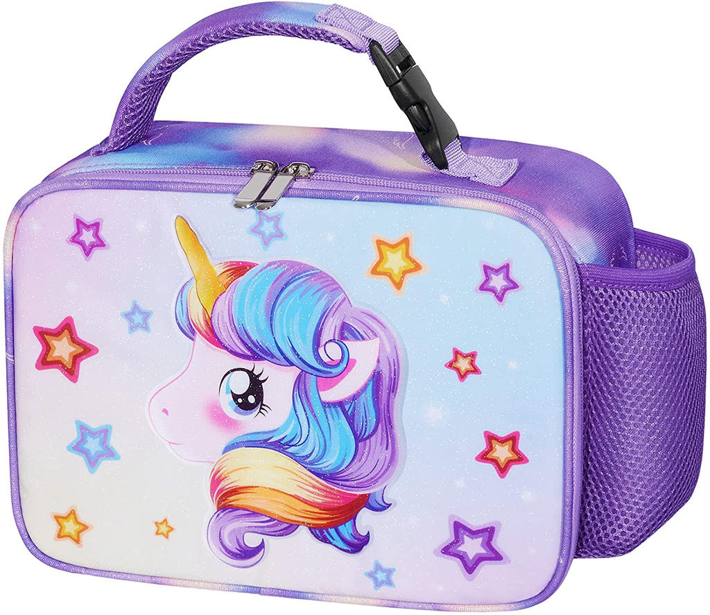 Insulated Lunch Box Bag for Kids, Reusable Durable Lightweight Lunch Bag  for Girls Boys, Keep Food Cold/Warm, Dinosaur