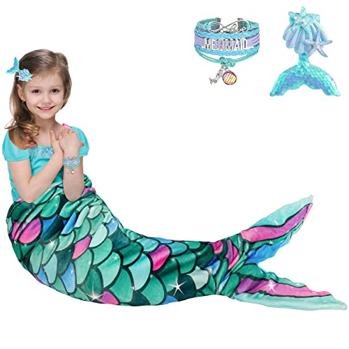Mermaid Tail Blanket Gift Set