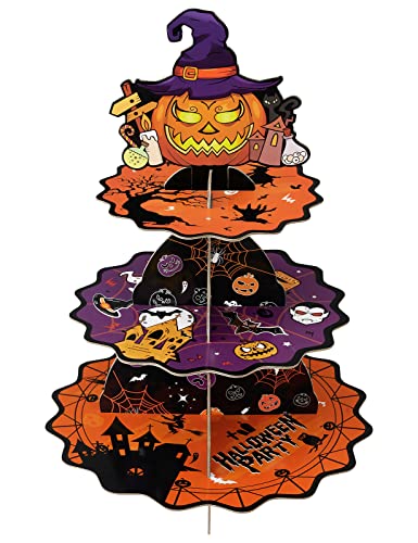 Halloween Pumpkin Cupcake Stand