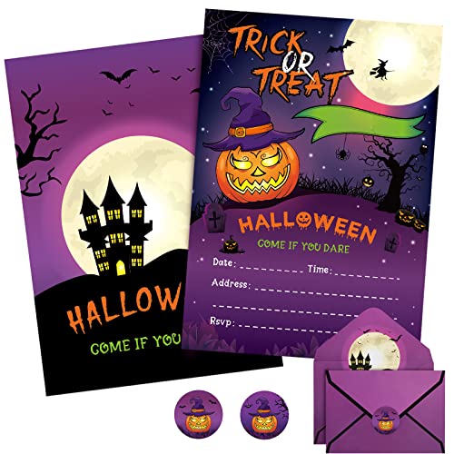 Halloween Party Invitation Cards (24 Pack)