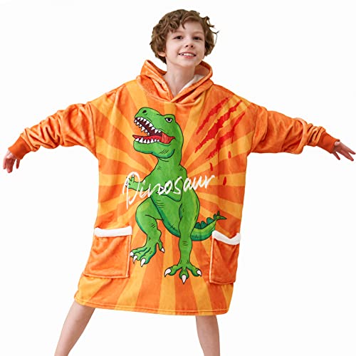 Dinosaur Wearable Blanket -for 6-12 Years Old