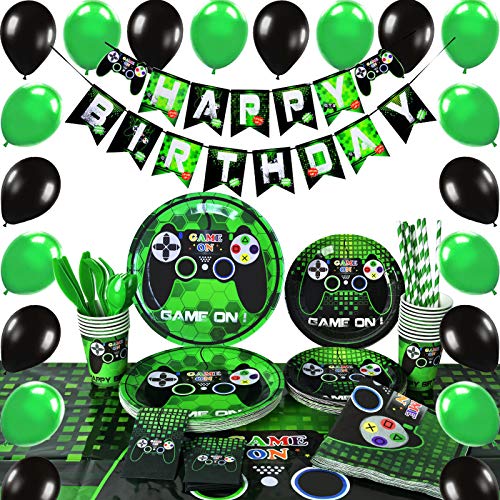 Green Video Game Party Supplies